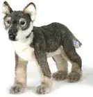 Little wolf plush doll 42cm No.5467 HANSA Free Shipping with Tracking# New Japan