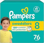 Pampers Swaddlers Diapers Size 8 76 Count