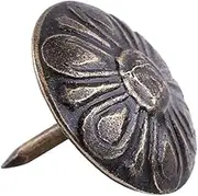100pcs Antique Bronze Upholstery Nail Wood Decorative Tack Stud for Home Furniture Decor (Size:Type5-green Bronze)