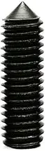 50pcs M4 M5 M6 Length 4-25mm Black Hex Hexagon Socket Tapered End Bolt Cone Point Grub Set Screw(10mm,50pcs M5)