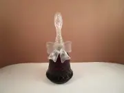 Vintage Avon Crystal Song Sonnet Cologne Ruby Glass Bell Bottle