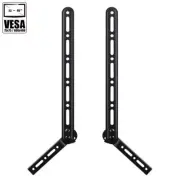 Universal Soundbar Bracket w/ Adjustable Arms Sound Bar TV Mount 23 37 40 50 65"