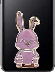 Bunny Rabbit Phone Bracket, Multifunctional Bunny Phone Holder Stand, Adhesive Desktop Display Bracket Folding Suitable for Most