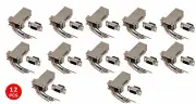 12x Pack DB9 Female to RJ45 Modular Extender Converter 8P8C Adapter Connector
