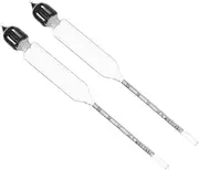 PAMINGONO 2pcs Milk Hydrometer Accurate Home Hydrometer for Lactate Measurement Density Meter Kitchen Supplies