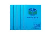 5x Spirax 70GSM 128 Pages A4 8mm Ruled No.P110 Exercise Book School Notebook