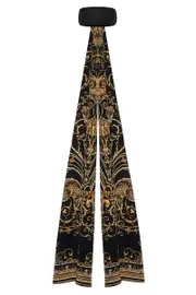 KNITTED HEADBAND WITH SILK SCARF STUDIO 54