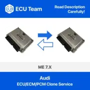 Audi ECU ECM PCM Cloning Service Bosch ME7.1 ME7.1.1 ME7.5 Engine Computer Clone