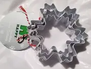 New Metal Snowflake Cookie Cutters Set Of 3 ~ FAST FREE SHIPPING