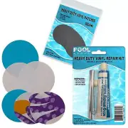 Repair Kit for Sunshade Pool | Vinyl glue | White Blue and Purple Multi Patches