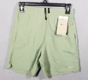 Nike Dri-FIT Challenger Big Kids, Oil Green, Training Shorts Size: Boys Medium