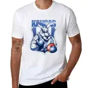 North Melbourne Kangaroos AFL Mascot T-Shirt White Small