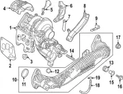 Genuine Mazda 2023-2024 Mazda CX-50 - Turbocharger Gasket PX4P-13-710A (for: Mazda)