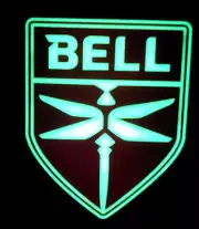 Bell® PVC Glow in the Dark Patch - With Hook and Loop, Officially Licensed, 3"