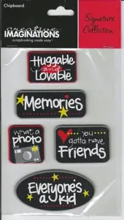 Creative Imaginations Scrapbook Chipboard Magic Disney Vacation
