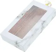 DRESSOOS Organize Your False Eyelashes Rectangle Fake Lash Cases Window Handle Travel Friendly
