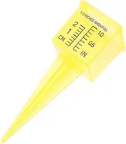 Toyvian Rain Gauge Water Flow Meter Garden Water Gauge Rain Meter Lawn Water Measuring Tool Sprinkler Measuring Cups Lawn Sprinkler Water Gauge Rain Sprinkler Gauge Snow Gauge Yellow