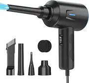 Meudeen Air Duster - Electric Air Blower - 5.74oz High Power Cleaning for Computer - PC - 2 Gear Compressed Air (Green)