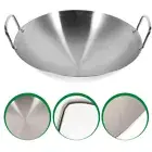 Non- stick wok Stainless Steel Wok Pan Grill Accessories Set Egg Frying Pan