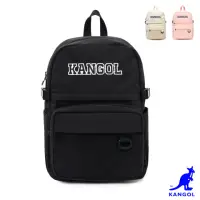 在飛比找momo購物網優惠-【KANGOL】英國袋鼠大字文青旅行電腦後背包