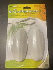 Penn Plax E2 Natural Cuttlebones 2 Count (Pack of 1) NIP For All Birds See Image