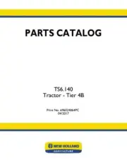 NEW HOLLAND TS6.140 TRACTOR - TIER 4B PARTS CATALOG
