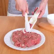 Plastic Kitchen Meatball Maker Rice Balls Mold Meat Baller h Spoon Scraper T0G6