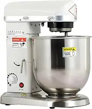 Mixer, 3 Speeds Stand Mixer, Kitchen Electric Mixer with Dough Hook, Wire Whip & Beater,White-B(7L)