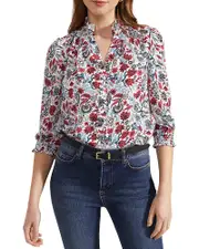 Hobbs London Giovanna Floral Print Blouse