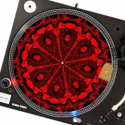 Crip Creatures Slipmat Turntable 12" for DJ Vinyl LP Audiophile