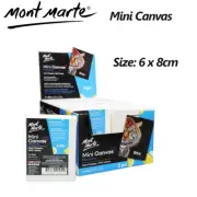 Mont Marte Mini Blank Canvas 6x8cm Kids Students Arts Sketching Drawing Pad