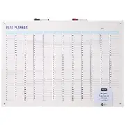 J.Burrows Undated Year Wall Planner