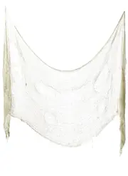 Netted Cream Creepy Cloth Halloween Decoration