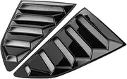 Glossy Black Car Window Louvers Side Air Vent Cover Compatible for Chevy Camaro 2016-2020 Car-Styling Window Side Vent