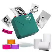 Phomemo M02S 304dpi Mini Pocket Printer-Bluetooth Thermal Mini Photo Printer ...