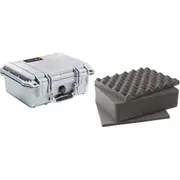 Pelican 1150 Silver Case with Foam