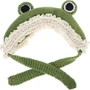 [FOMIYES] Adorable Hat Cartoon Frogs Design Warm Woolen Knitted Headwear for Women