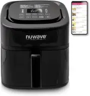 NEW NUWAVE BRIO DIGITAL AIR FRYER 8 QUART GET 6 IN 1 COOKER SUPER HEATED