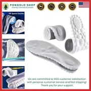 4D Cloud Comfort Insoles U-Shape Memory Foam Gray for Foot Pain Arch Support