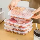 Transparent Fridge Food Storage Crisper Sealed Sub-Packed Box