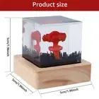 Nuclear Explosion Lamp USB Powered Mushroom Cloud Lamp with Base Creative-·