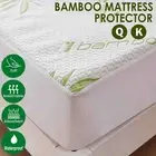 Bamboo Mattress Protector Bed Matress Cover King Queen Bed Waterproof Cover