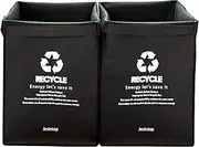 Jesintop Recycle Bins for Kitchen,Ultra-Large Capacity Recycle Waste Bin Bags for Kitchen Home Trash Sorting Bins Organizer Baskets,29 Gal Series(2pcs)