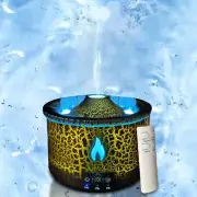 Essential Oil Diffuser Humidifier Aromatherapy Diffuser 300Ml Volcano with flame
