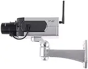 Motion Detection Led Flashing Dummy Camera Imitation CCTV Movement Function Scaring Monitor IR Led Flash Move Fake Gun