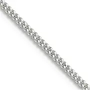 [JewelryWeb] 925 Sterling Silver Solid Polished Lobster Claw Closure Chain Necklace 1.15mm Spring Ring Jewelry Gifts for Women - Length Options: 41 46 51 56 61