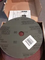 80 Grit Grinding Disc,box Of 25, 3m.