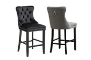 Sorrento French Provincial Bar Stools with Footrest - 2 Colours Available