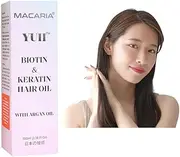 YUII Keratin nourishing hair oil with Biotin and argan hair growth