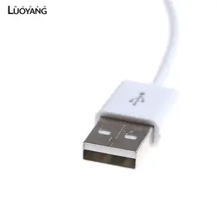 洛陽牡丹 AUX音頻插頭插座至USB 2.0公頭MP4車用iPod線3.5mm充電線適配器